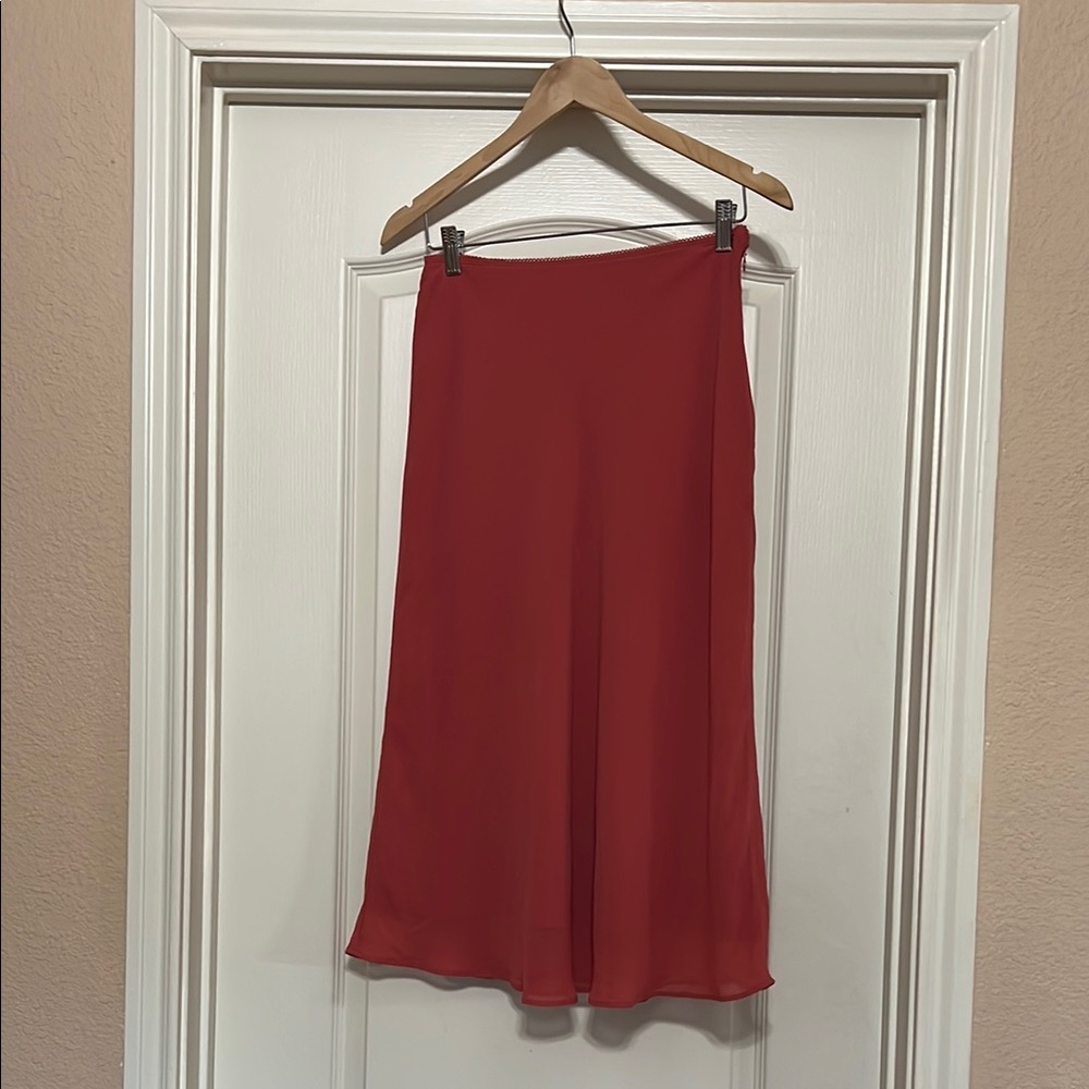 Elegant Red Women's Skirt
